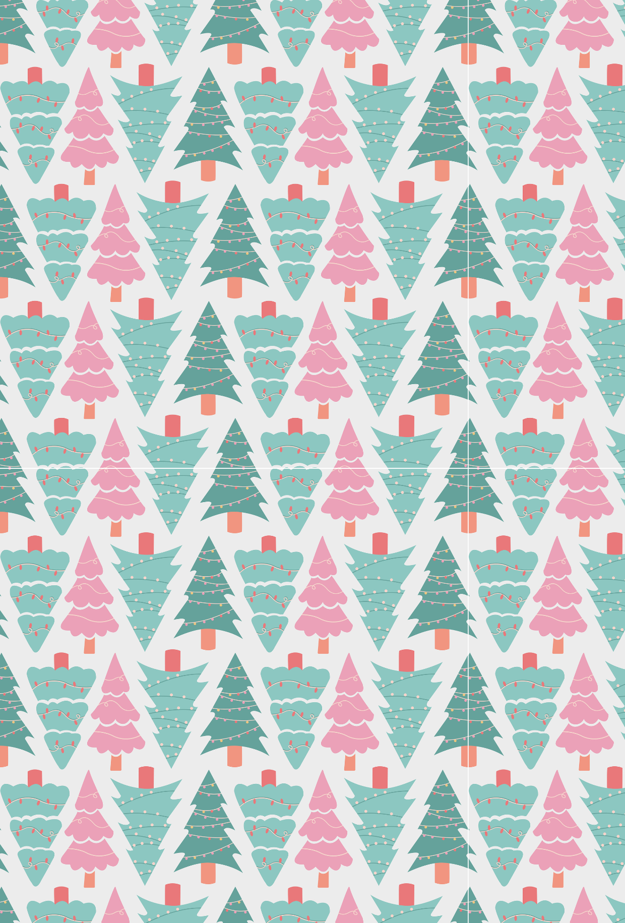 Pastel Christmas Tree Tape 2 - TILLY'S TUBES