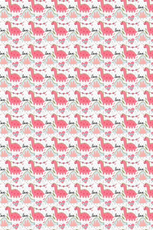 Pink Dinosaur Tape - TILLY'S TUBES