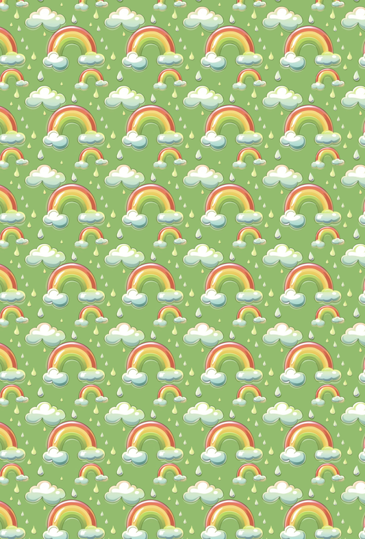 Rainbows with Green Background - TILLY'S TUBES