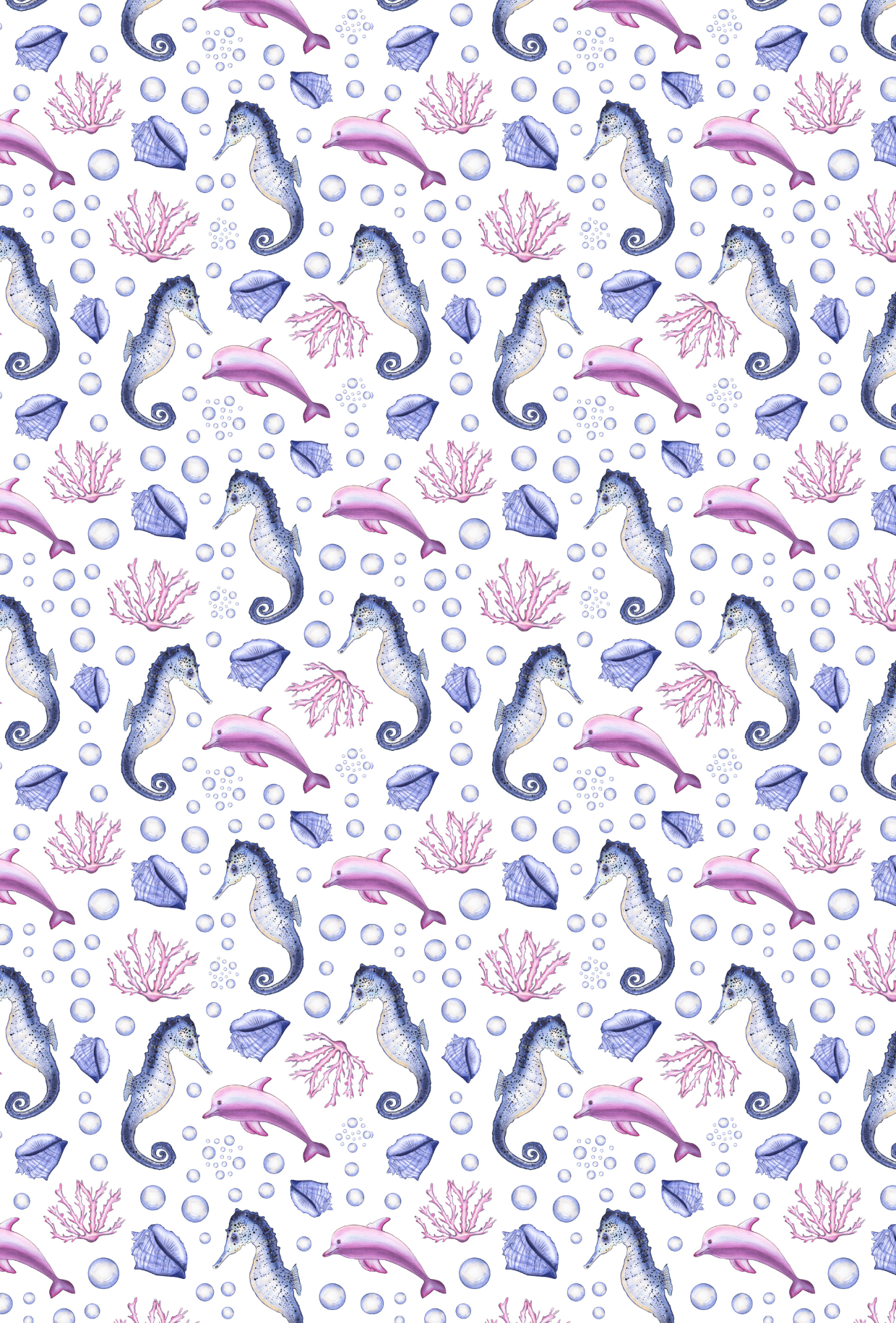 Seahorses and Dolphins - TILLYS TUBES