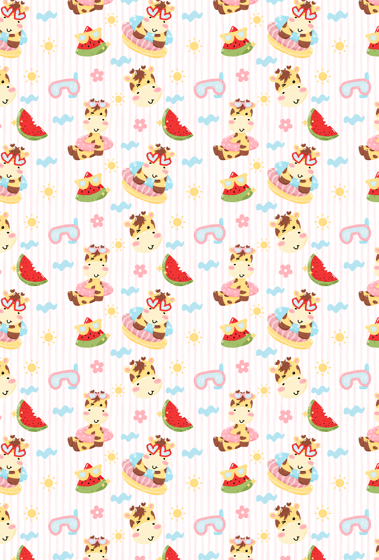 Summer Giraffes - TILLY'S TUBES