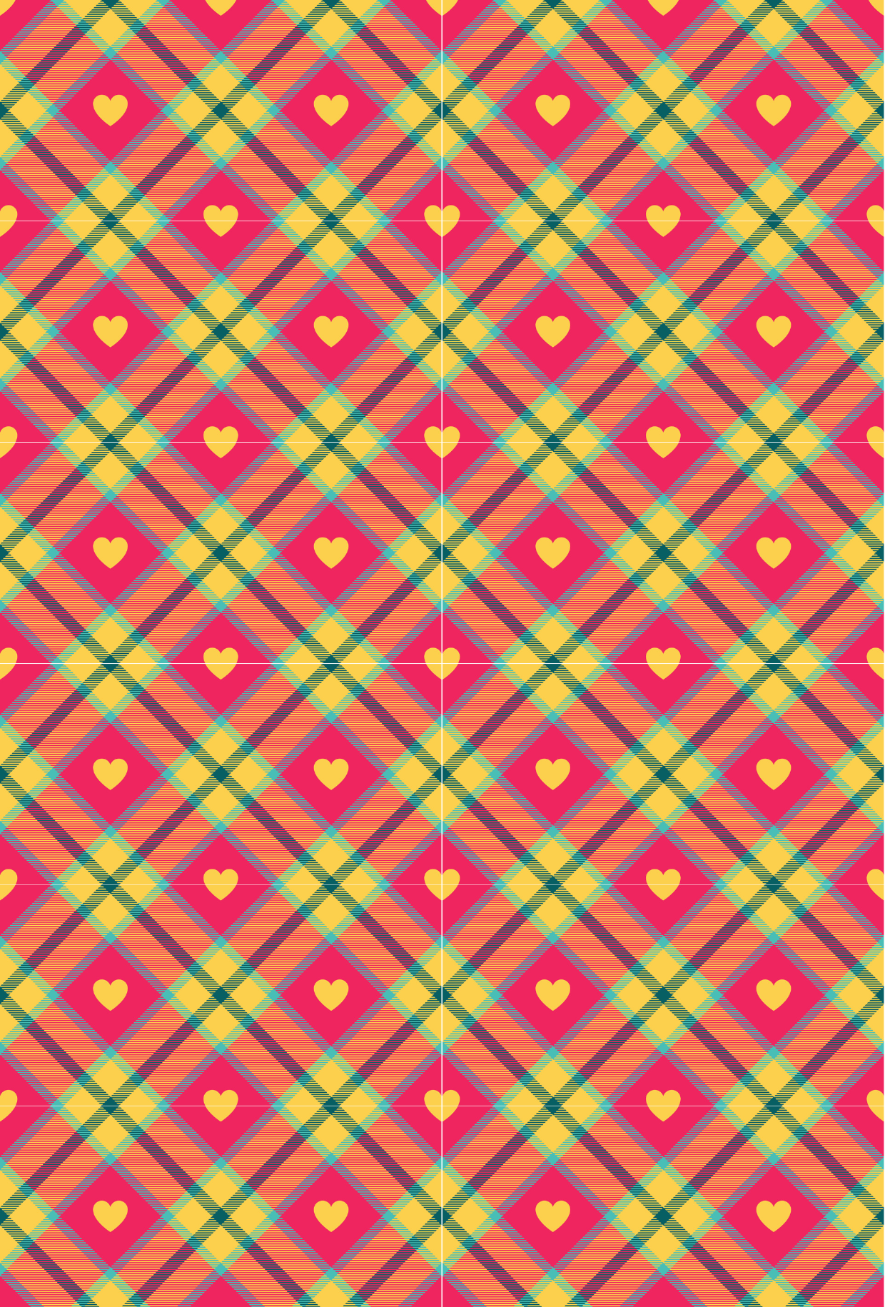 Valentines Gingham Hearts - TILLY'S TUBES