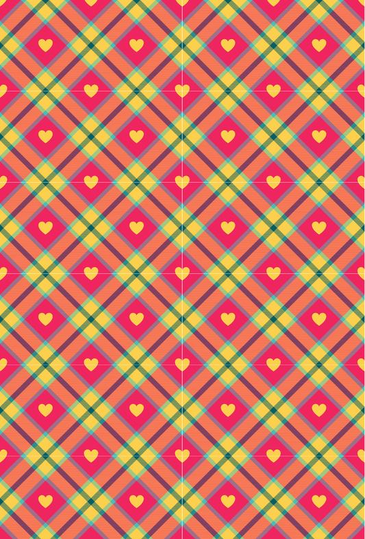 Valentines Gingham Hearts - TILLY'S TUBES