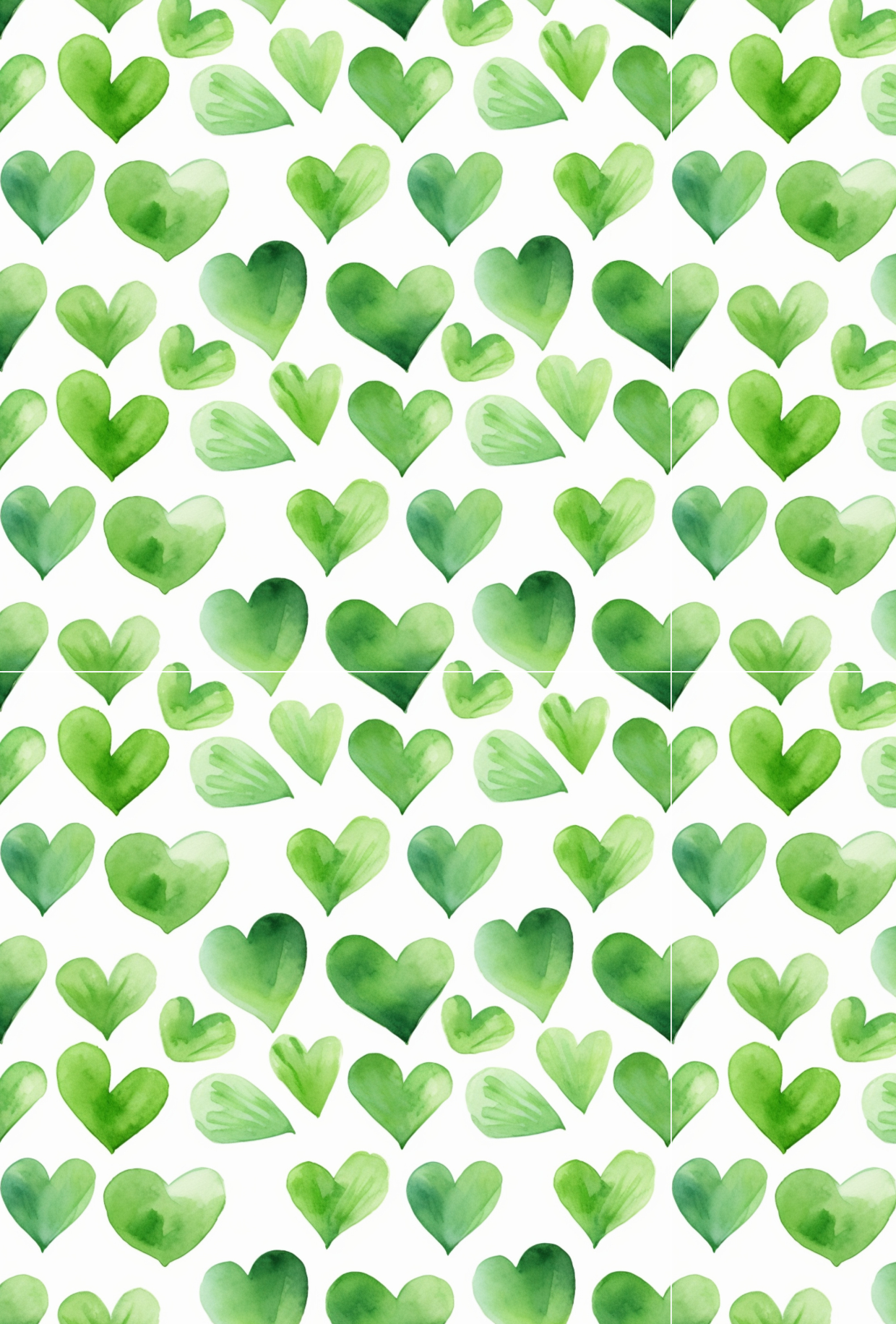 Valentines Green Hearts -  TILLY'S TUBES