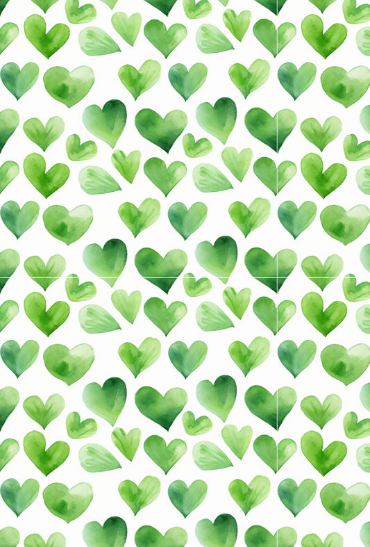 Valentines Green Hearts -  TILLY'S TUBES