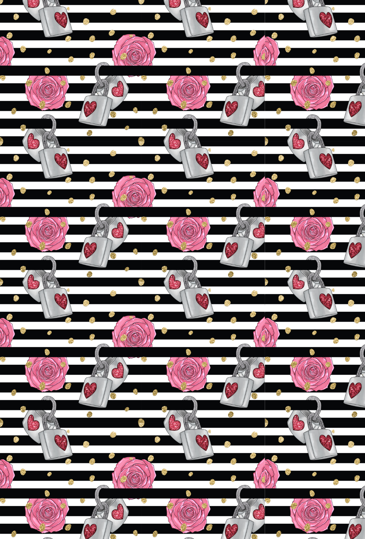 Valentines Locks and Flowers - TILLY'S TUBES