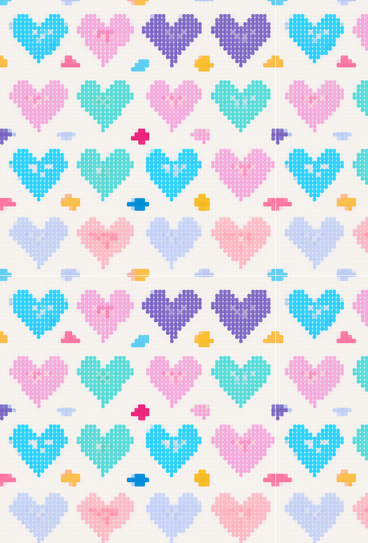 Valentines Pixel Hearts - TILLY'S TUBES
