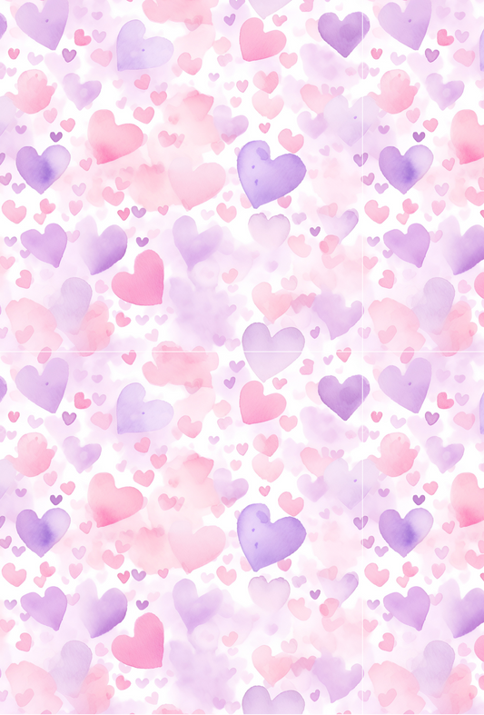 Valentines Purple Hearts - TILLY'S TUBES