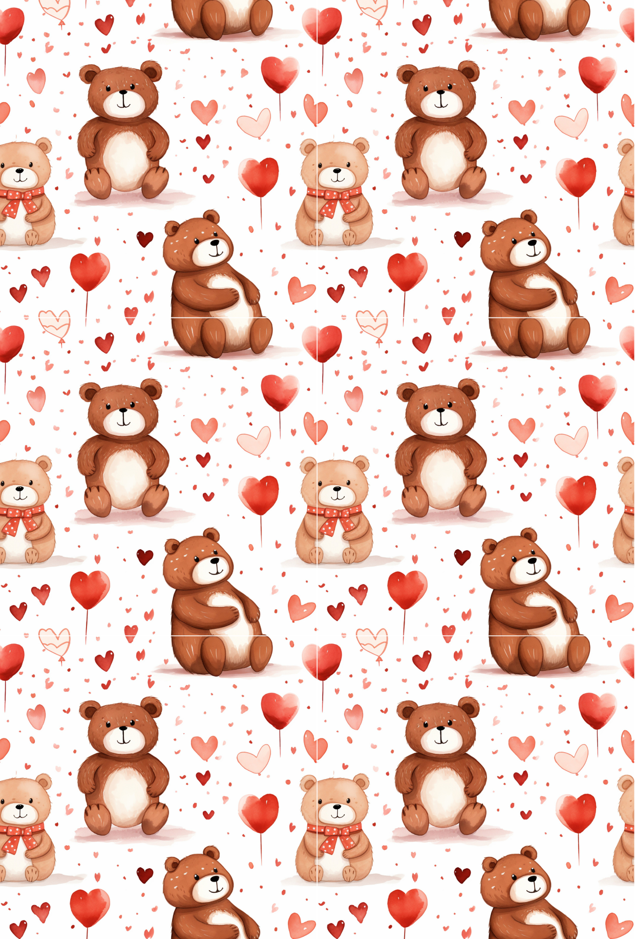 Valentines Teddy Bears - TILLY'S TUBES
