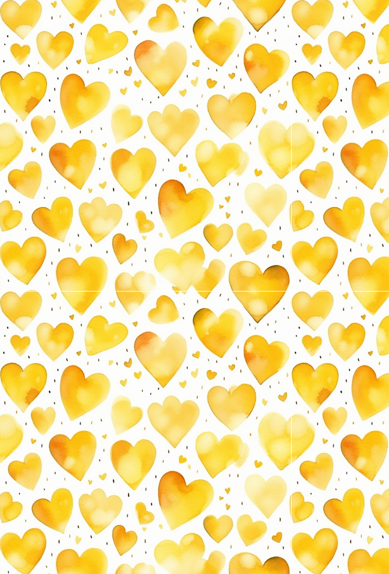 Valentines Yellow Hearts - TILLY'S TUBES