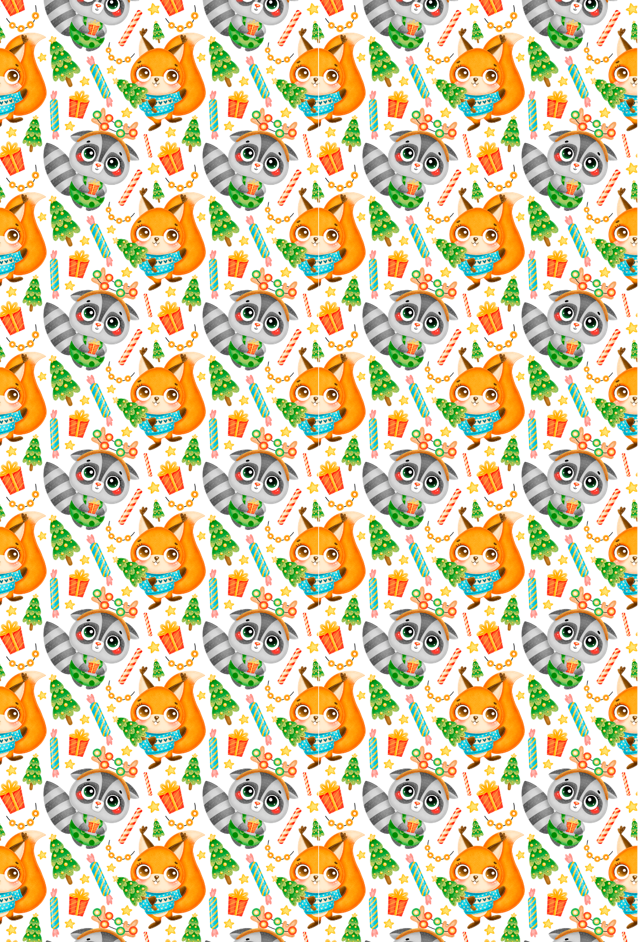 Christmas Cartoon Animals - TILLY'S TUBES