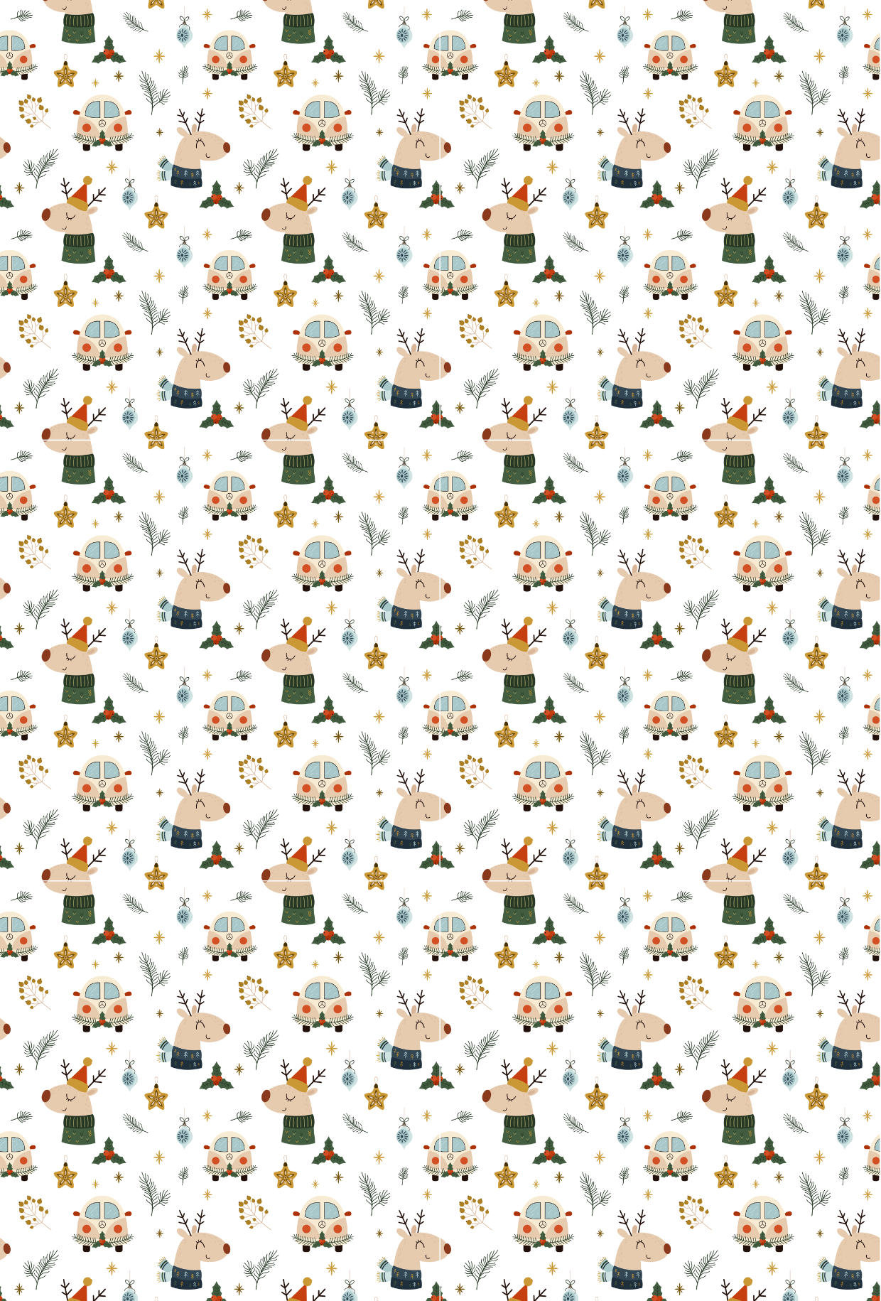 Christmas Reindeers Camper Vans - TILLY'S TUBES