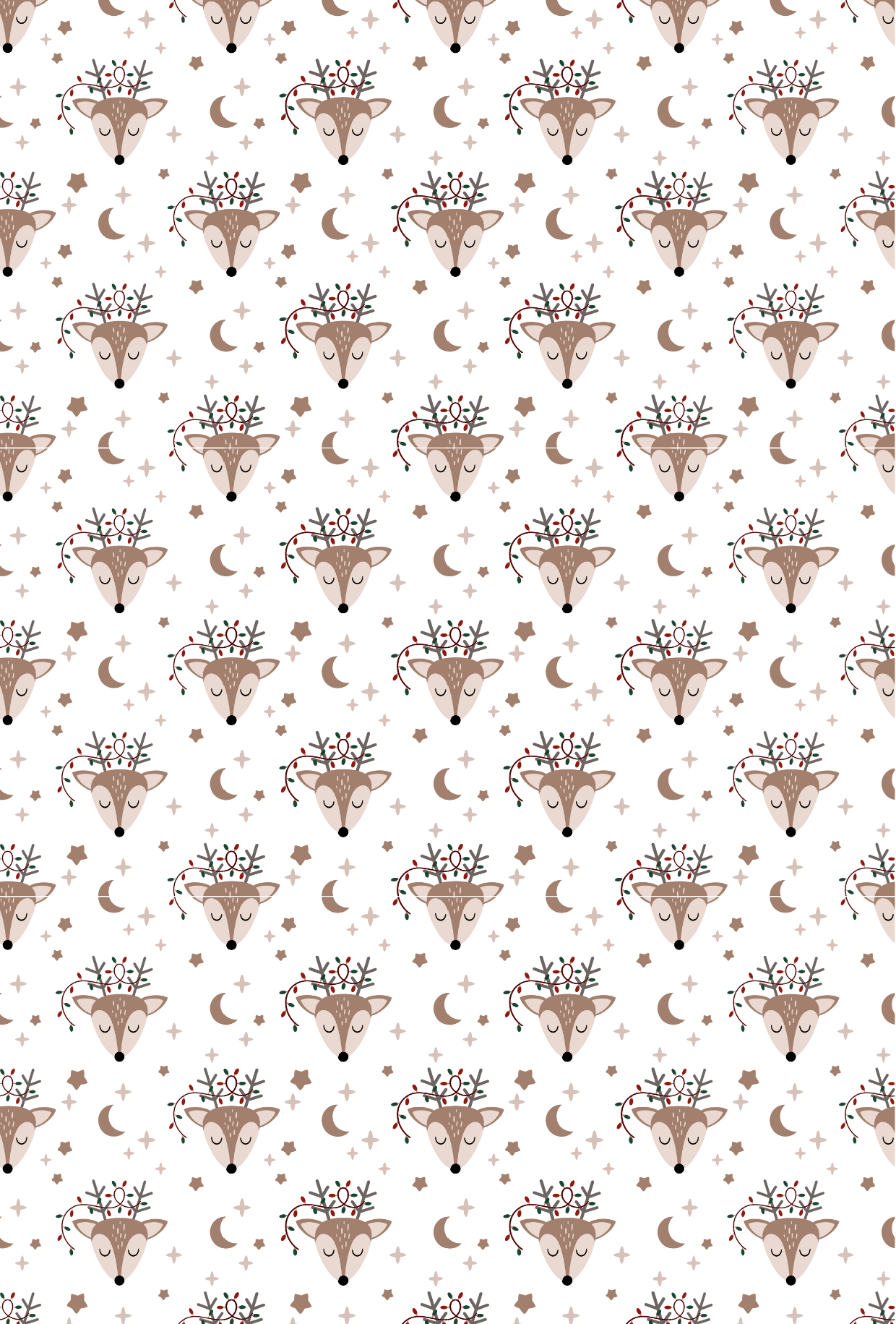 Christmas Reindeers Stars - TILLY'S TUBES