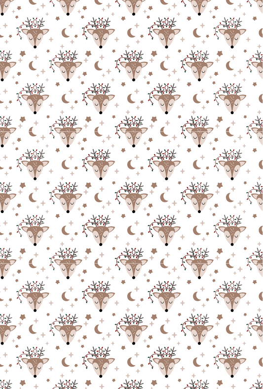 Christmas Reindeers Stars - TILLY'S TUBES