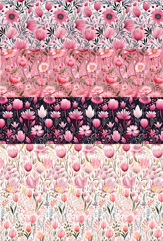 Pink Floral Tape 2 - TILLY'S TUBES