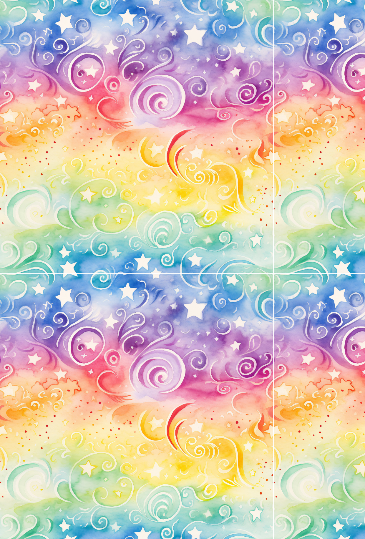 Rainbow Swirl 3 - TILLY'S TUBES