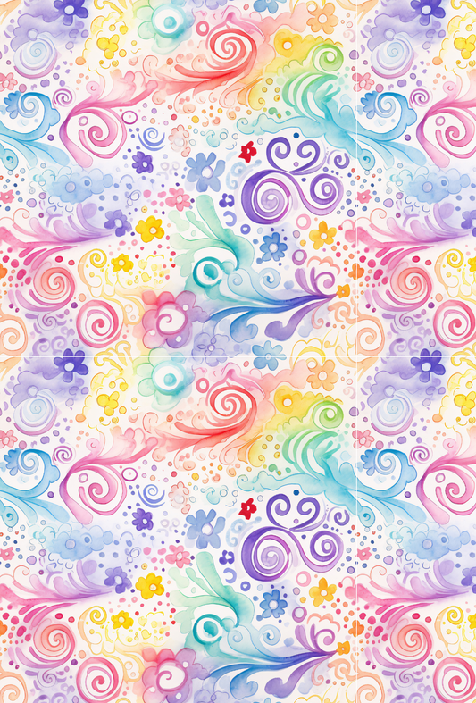 Rainbow Swirl 5 - TILLY'S TUBES