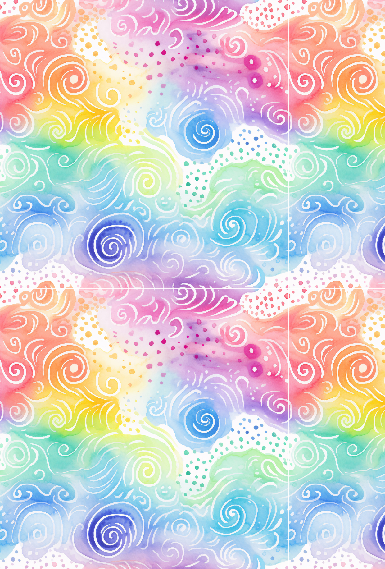 Rainbow Swirl 7 - TILLY'S TUBES 