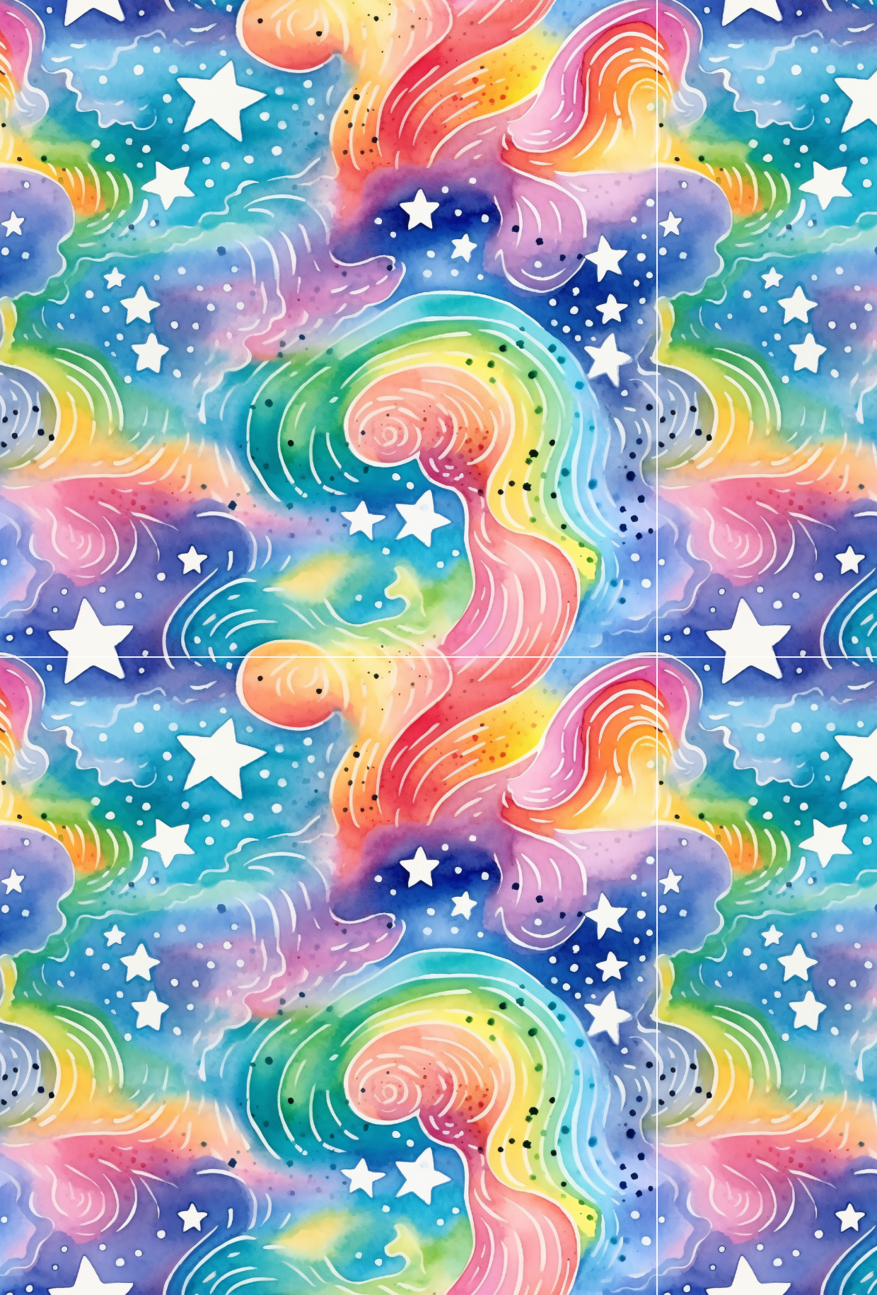 Rainbow Swirl 8 - TILLY'S TUBES 