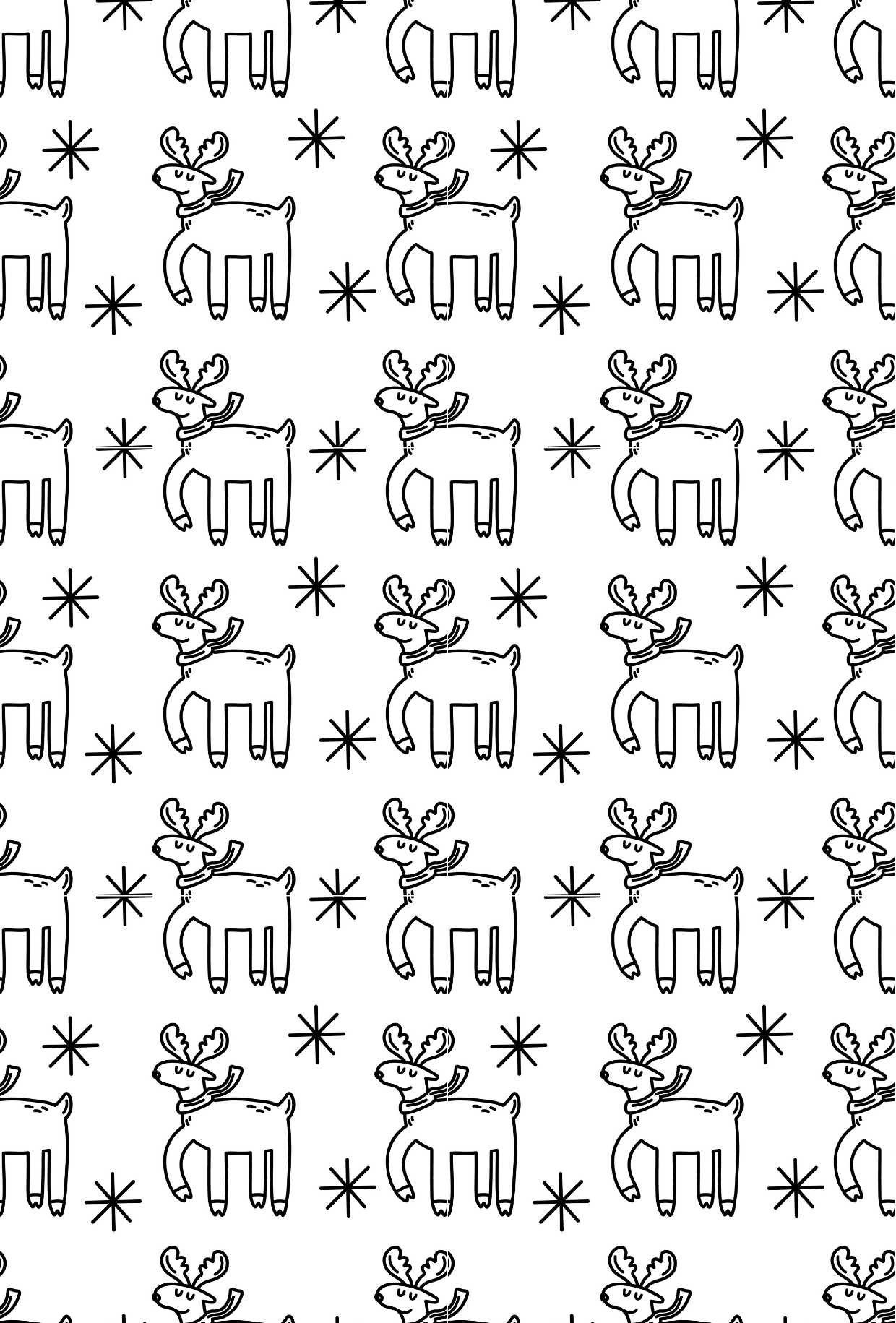 CHRISTMAS BLACK and WHITE TAPE | PAD | PORT COVER