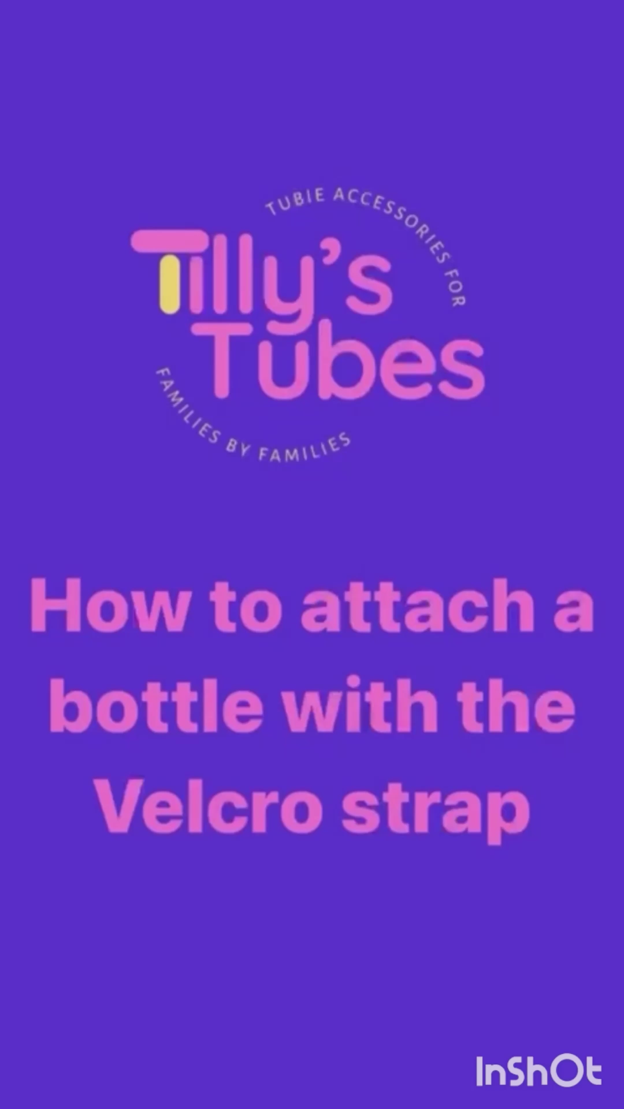 Load video: FEEDING PUMP BACKPACK STAND - HOW TO ASSEMBLE BOTTLE WITH VELCRO STRAP