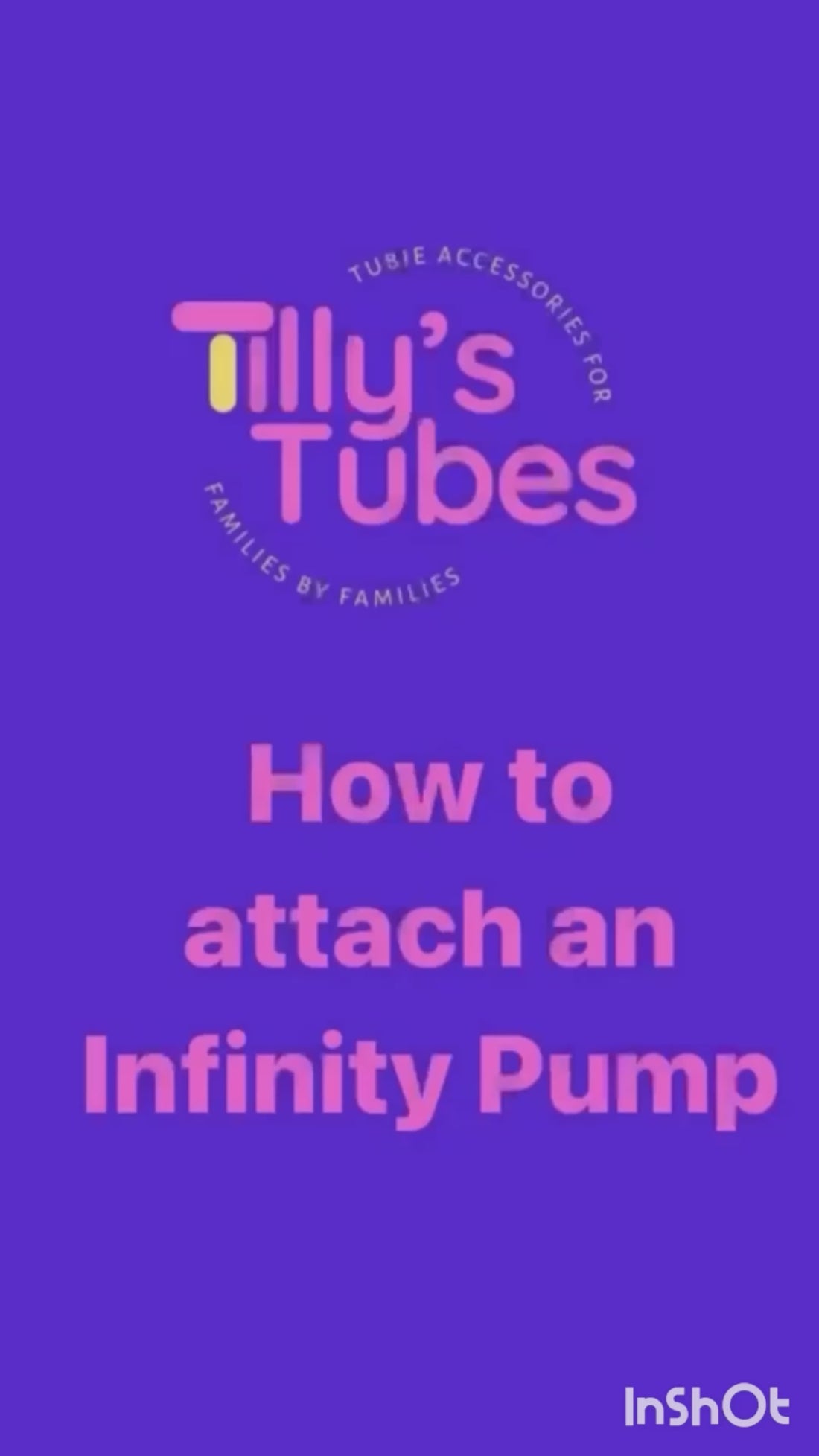 FEEDING PUMP BACKPACK STAND - INFINITY PUMP - HOW TO ASSEMBLE