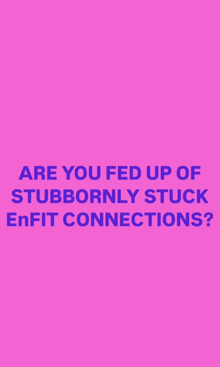 Load video: EnFit Disconnector Tool. The solution to stubbornly stuck feeding tube connections.